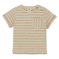 New GOTS Randig T-shirt French Oak Barn Tröjor & Toppar