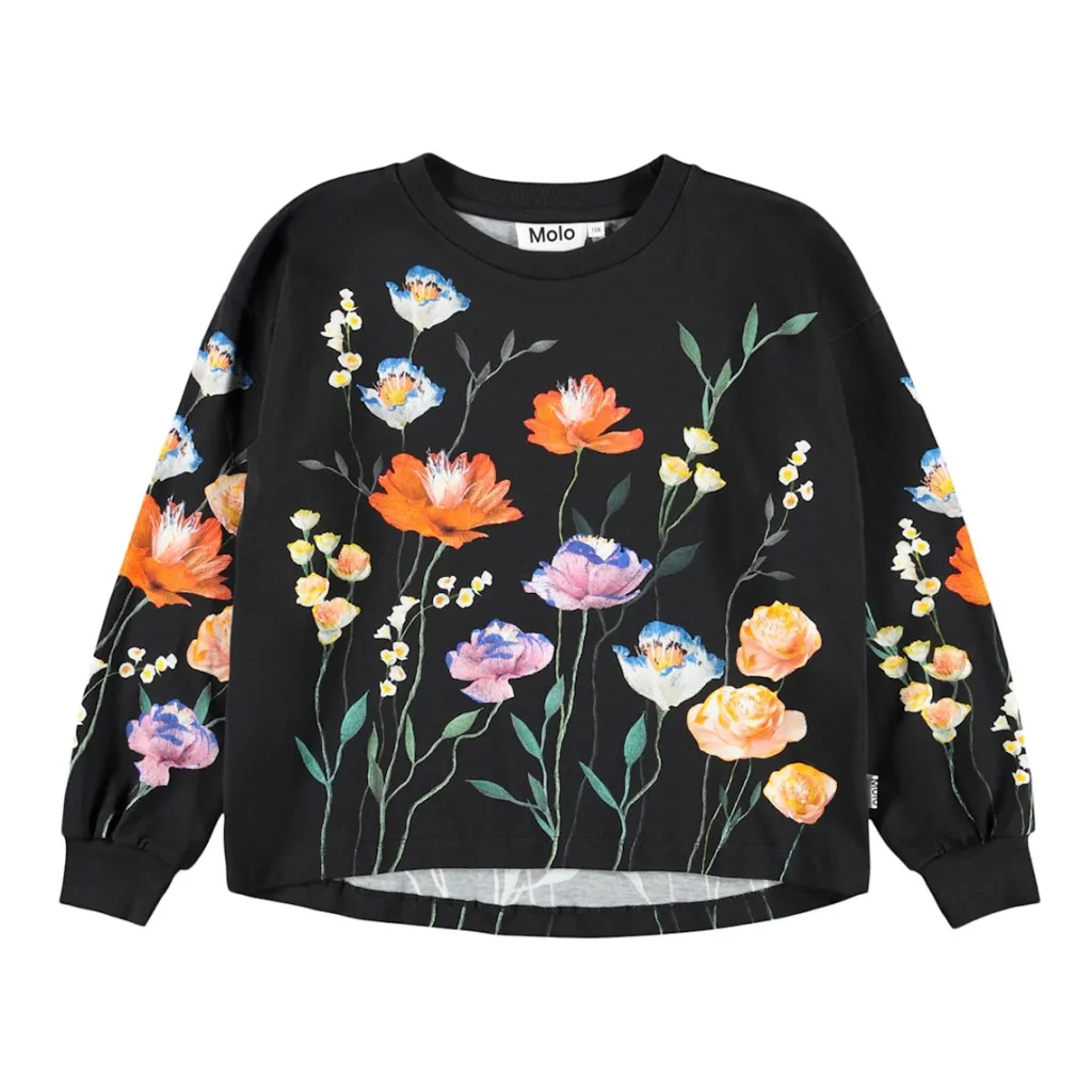 Clearance GOTS Reniza Långärmad T-shirt Flower Picking Barn Tröjor & Toppar