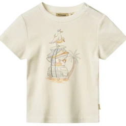 GOTS Ricco T-shirt Ivory Barn Tröjor & Toppar
