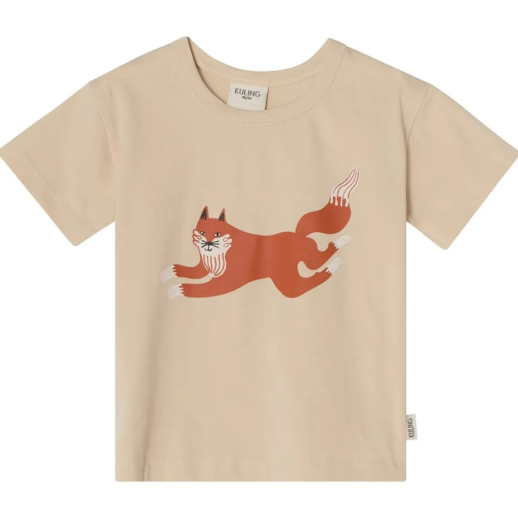 Online GOTS Santorini T-shirt Madelen Möllard Fox Barn Tröjor & Toppar