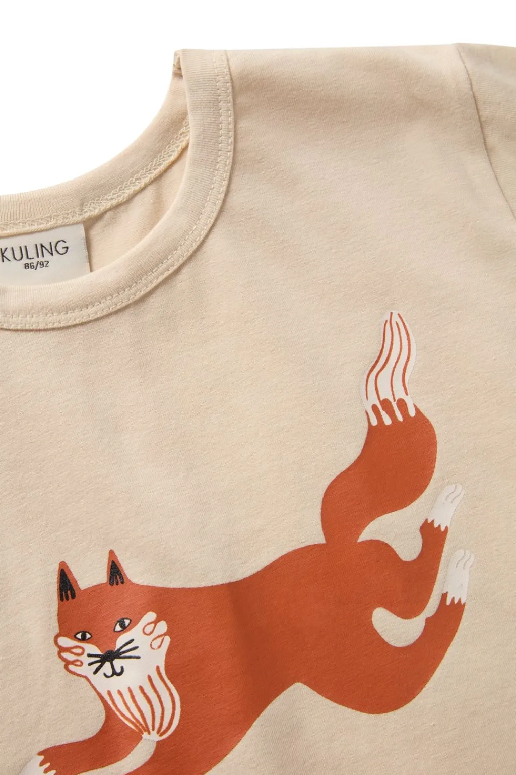 Online GOTS Santorini T-shirt Madelen Möllard Fox Barn Tröjor & Toppar