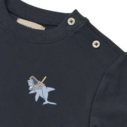 Hot GOTS Søren Sweatshirt Navy Barn Tröjor & Toppar