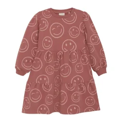 Outlet GOTS Sweatshirtklänning Aop Withered Rose Barn Klänningar & Kjolar