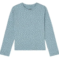 Clearance GOTS Tia Långärmad T-shirt Blue Dots Barn Tröjor & Toppar