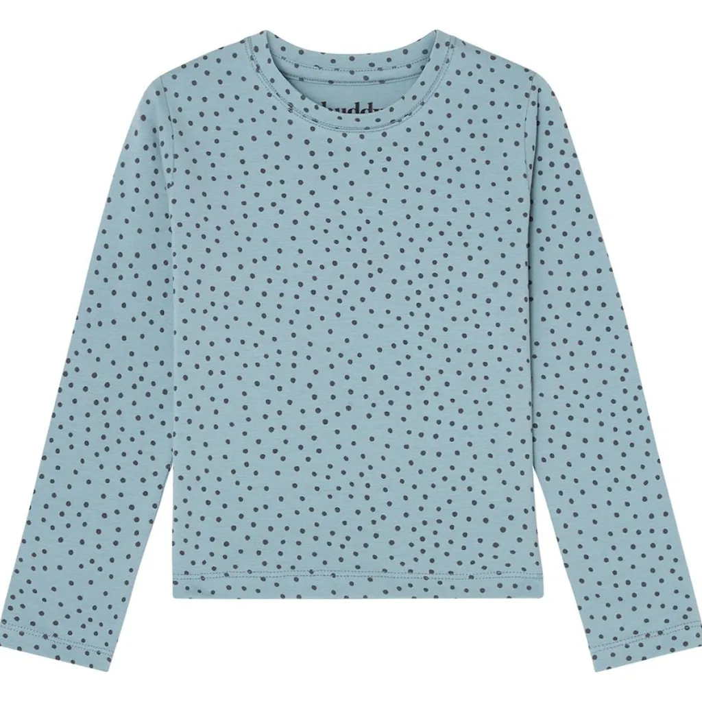 Clearance GOTS Tia Långärmad T-shirt Blue Dots Barn Tröjor & Toppar