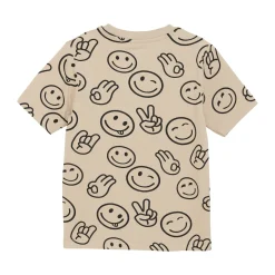 GOTS T-shirt Aop Oxford Tan Barn Tröjor & Toppar