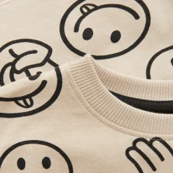 GOTS T-shirt Aop Oxford Tan Barn Tröjor & Toppar
