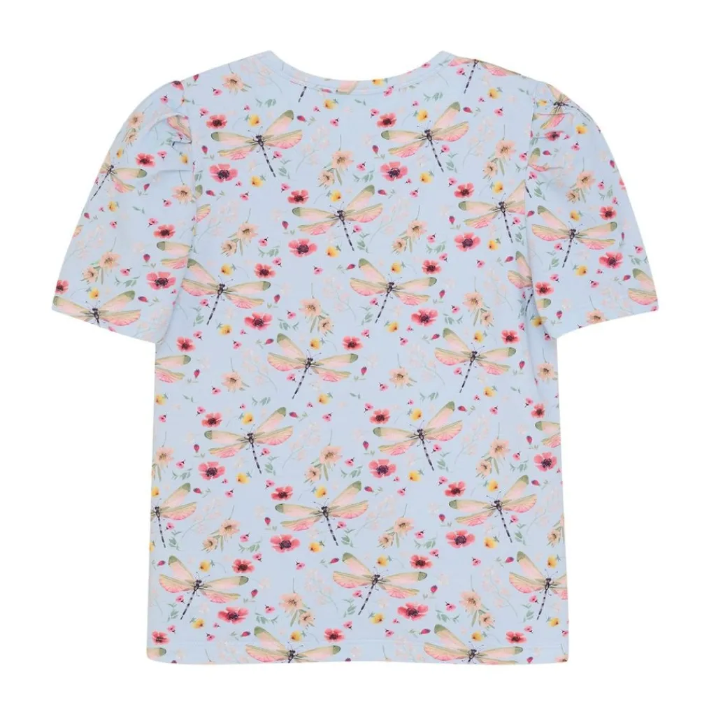New GOTS T-shirt Aop Skyway Barn Tröjor & Toppar