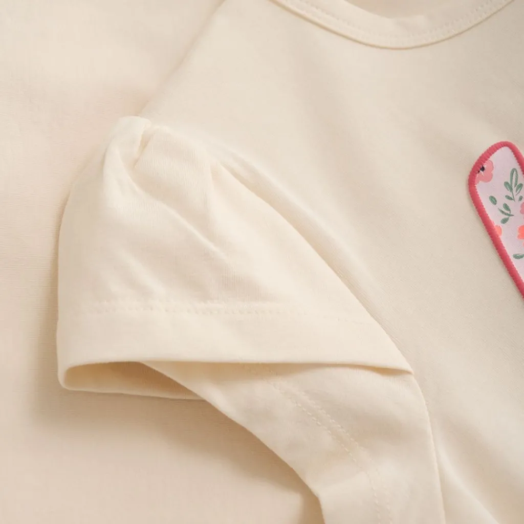Clearance GOTS T-shirt White Swan Barn Tröjor & Toppar
