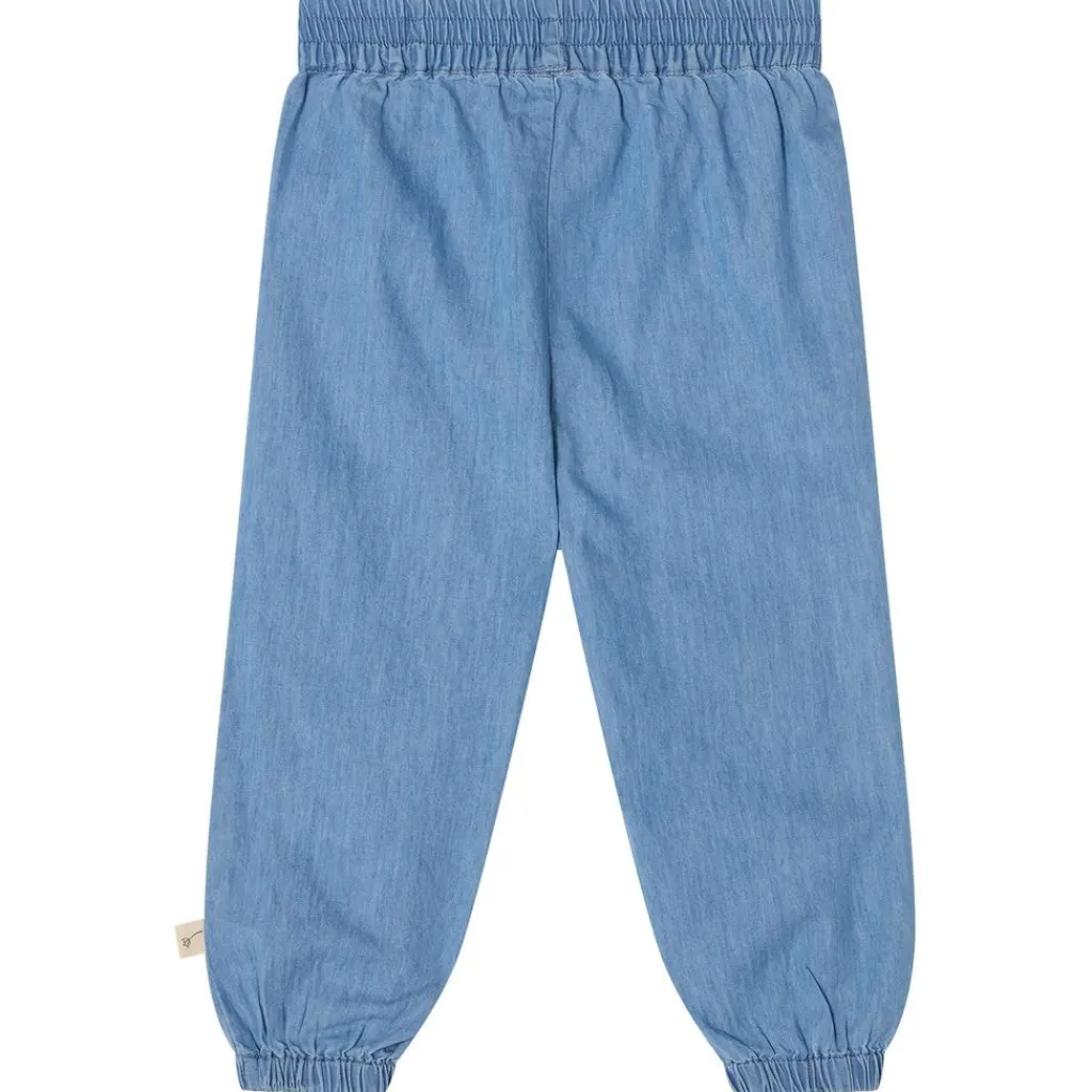 Clearance GOTS Viggo Mjukisbyxor Med Äpplen Blå Barn Byxor & Shorts