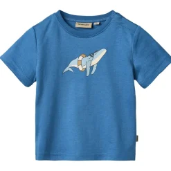 Online GOTS Walter T-shirt Blue Barn Tröjor & Toppar