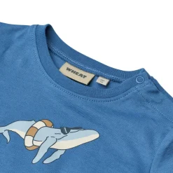 Online GOTS Walter T-shirt Blue Barn Tröjor & Toppar