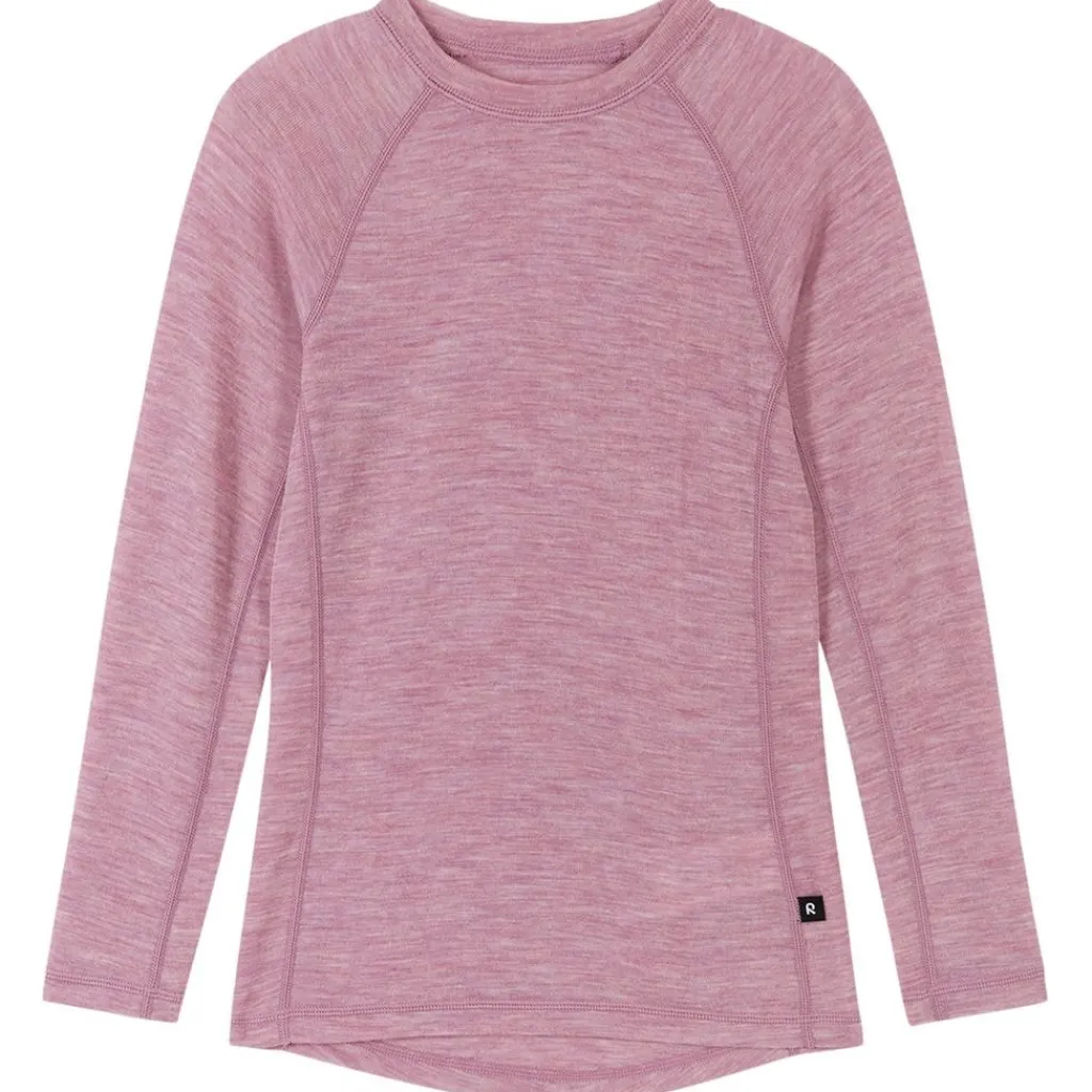 Outlet Grå Rosa Ull Underställsset Barn Underställ