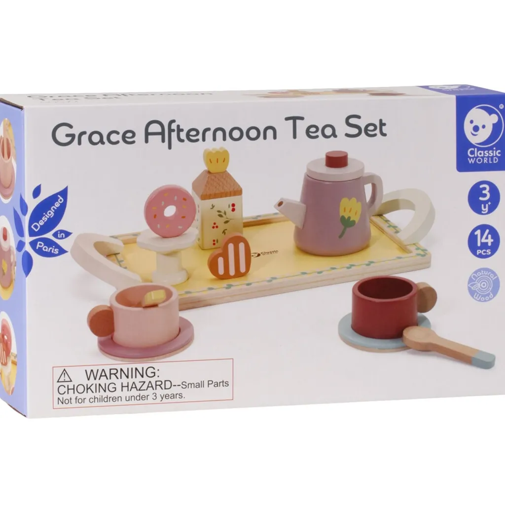 Grace Afternoon Tea Set Lila Låtsaslek & Rollek