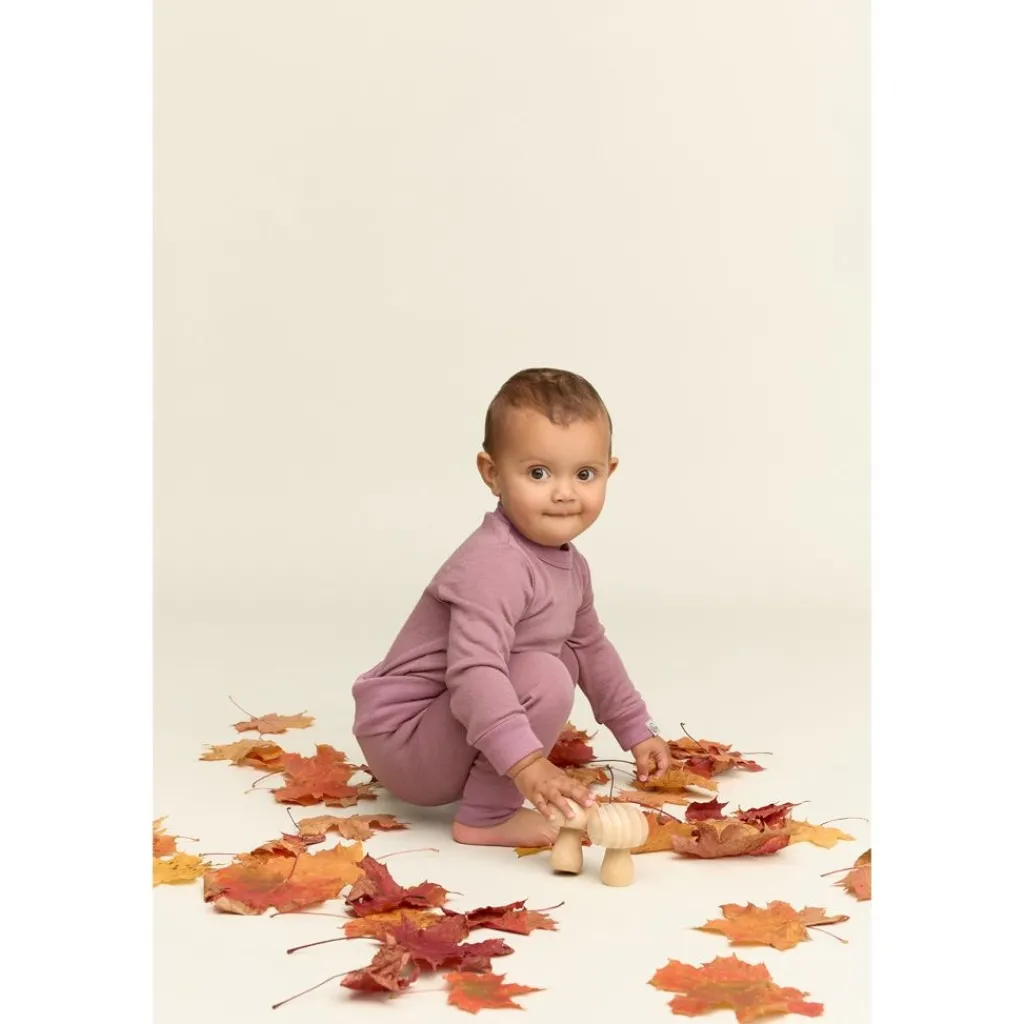 Gullull Ull Baby Body Berry Purple Barn Bodys & Bodysuits