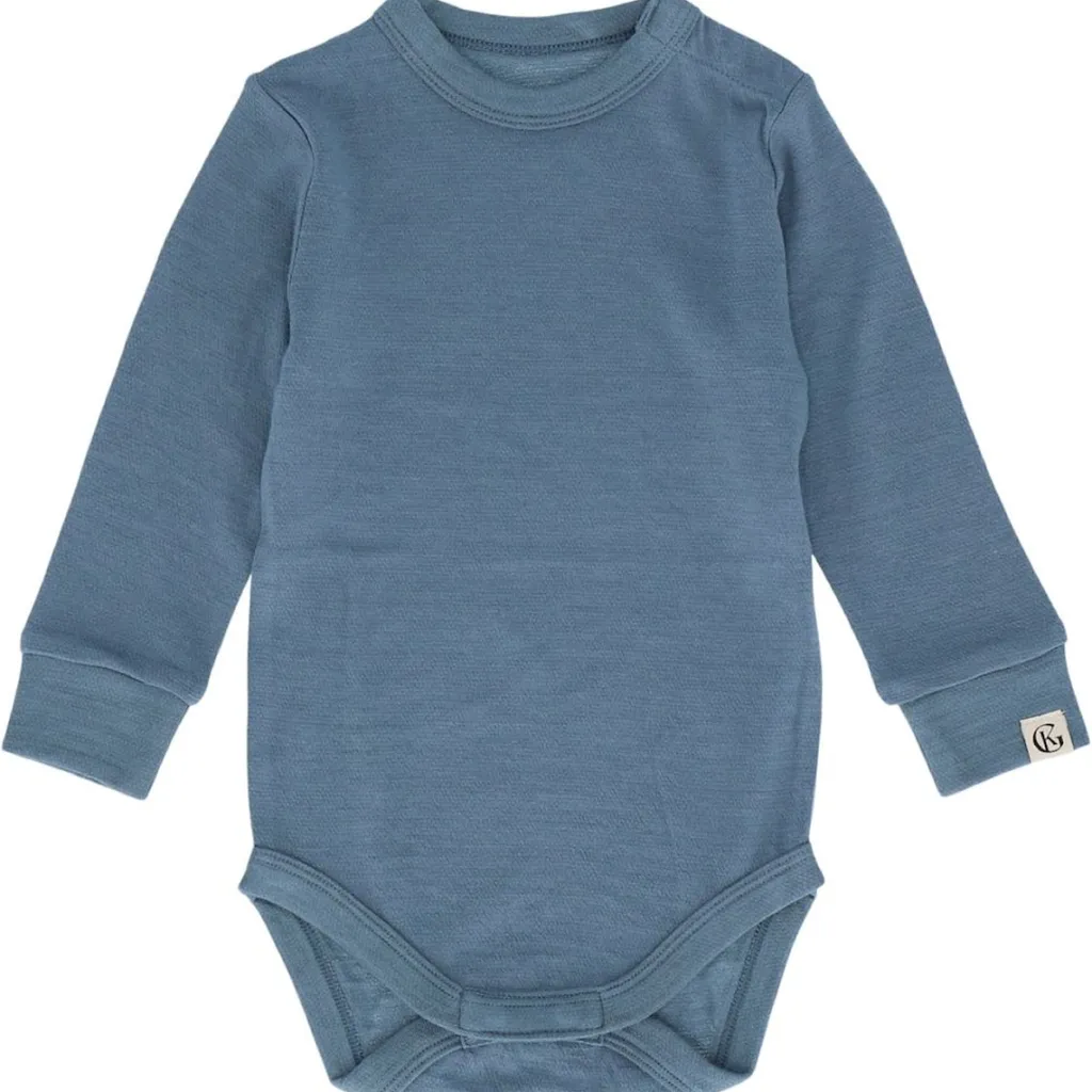 Clearance Gullull Ull Baby Body Denimblue Barn Bodys & Bodysuits