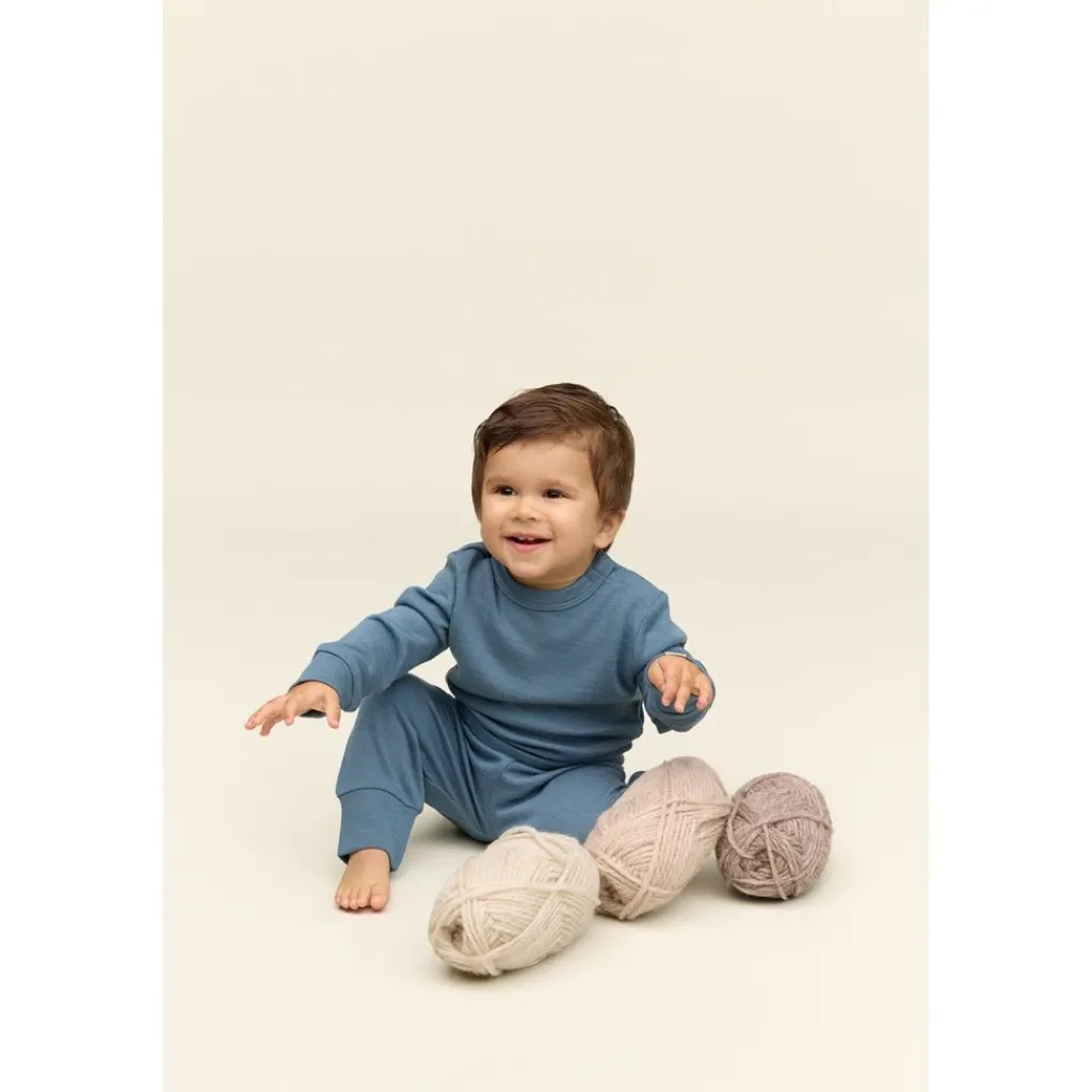 Clearance Gullull Ull Baby Body Denimblue Barn Bodys & Bodysuits