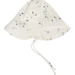 Outlet Gustas Mönstrad Solhatt Yellow Dragonflies Barn Accessoarer