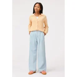Clearance Gwendolyn Knitted Cardigan Pale Melon Barn Tröjor & Toppar