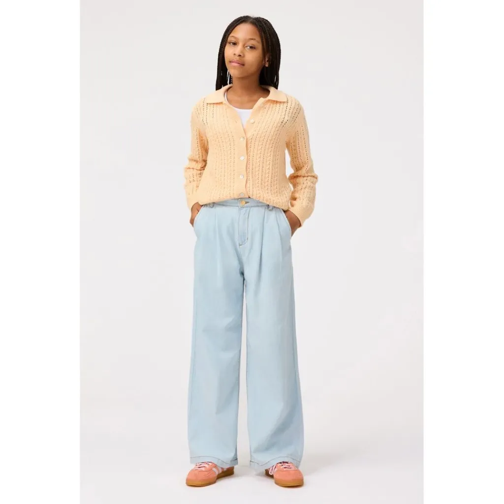 Clearance Gwendolyn Knitted Cardigan Pale Melon Barn Tröjor & Toppar