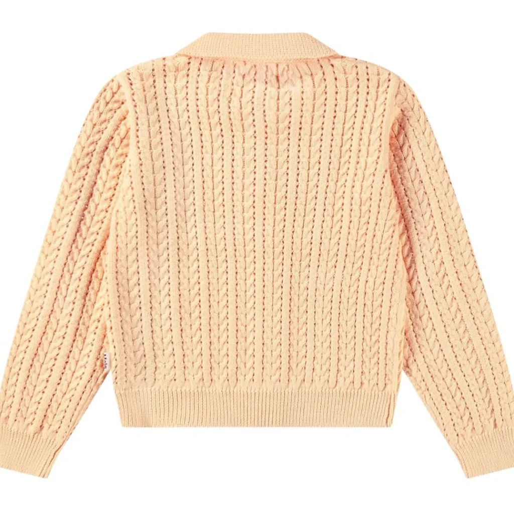 Clearance Gwendolyn Knitted Cardigan Pale Melon Barn Tröjor & Toppar