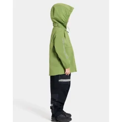 Outlet Hallon Kids Vindtät Jacka Algae Green Jackor & Kappor