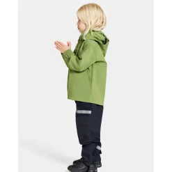 Outlet Hallon Kids Vindtät Jacka Algae Green Jackor & Kappor