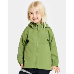 Outlet Hallon Kids Vindtät Jacka Algae Green Jackor & Kappor