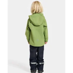 Outlet Hallon Kids Vindtät Jacka Algae Green Jackor & Kappor