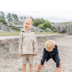Outlet Hallon Kids Vindtät Jacka Beach Beige Jackor & Kappor