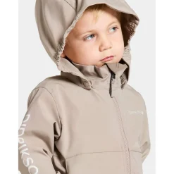 Outlet Hallon Kids Vindtät Jacka Beach Beige Jackor & Kappor