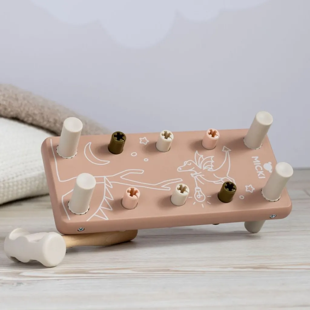 Hot Hammarbänk Rosa Babyleksaker