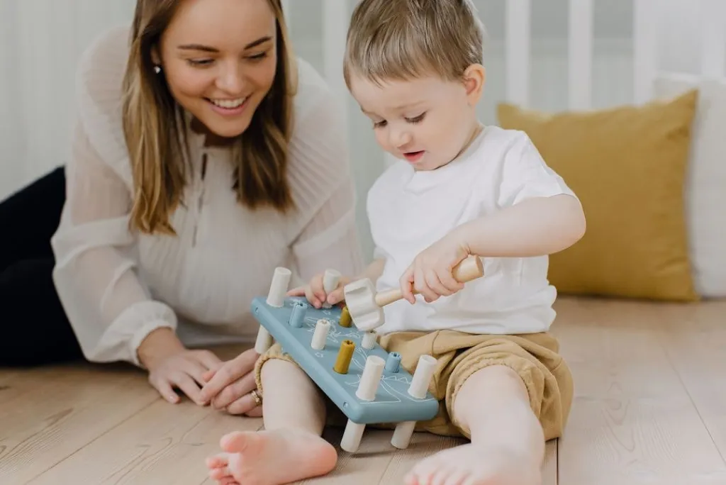 Hot Hammarbänk Rosa Babyleksaker