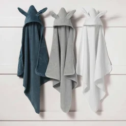 Outlet Handduk Med Huva Mineral Green Handdukar