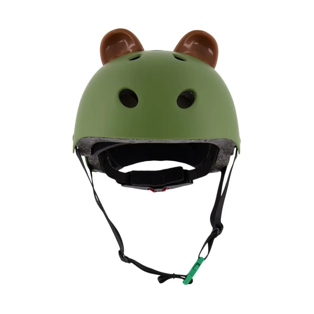 Hot Hjälm Med Öron Army Green Barn Hjälmar