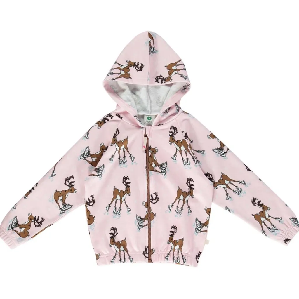 New Hoodie with reindeer Icy Pink Barn Tröjor & Toppar