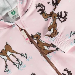 New Hoodie with reindeer Icy Pink Barn Tröjor & Toppar