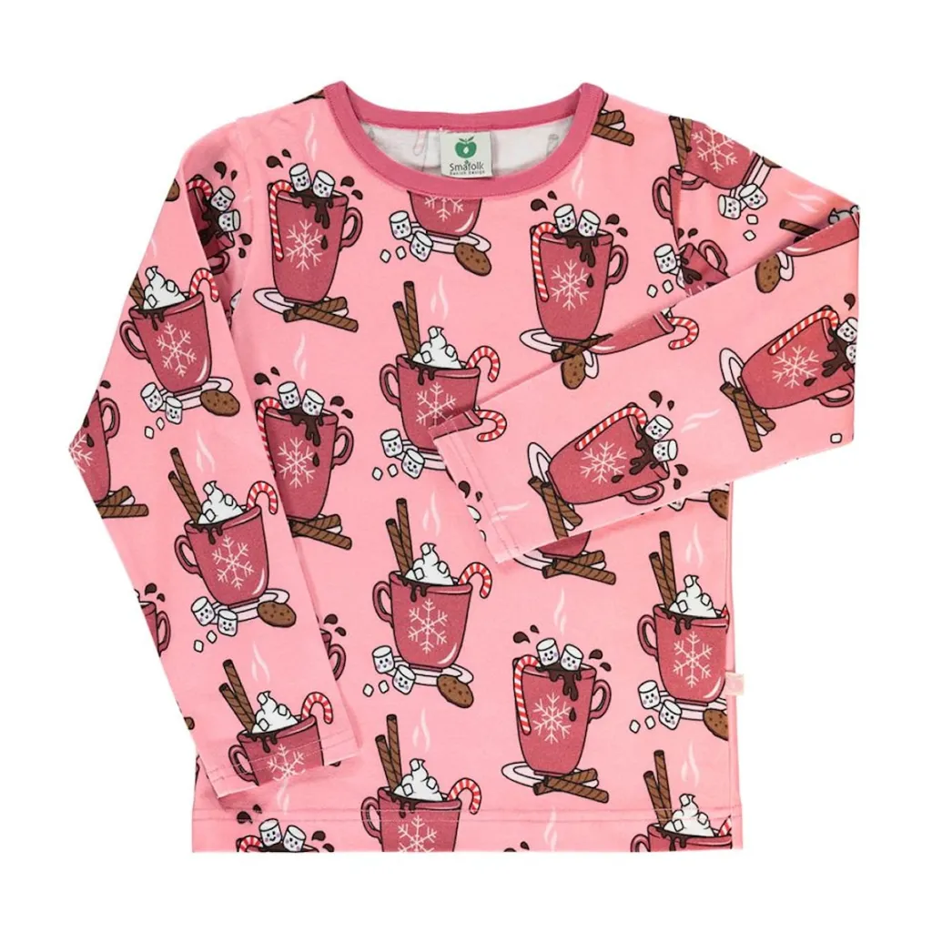 New Hot Chocolate Långärmad T-Shirt Bridal Rose Barn Tröjor & Toppar