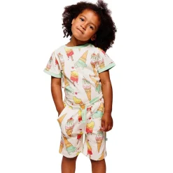 Clearance Ice Cream Shorts Marshmallow Barn Byxor & Shorts