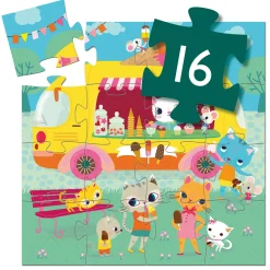 Best Ice Cream Trunk-pussel - 16 Bitar Multi Spel & Pussel