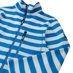 Outlet Iisisti Randig Tröja Med Dragkedja Cool Blue Barn Tröjor & Toppar