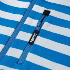 Outlet Iisisti Randig Tröja Med Dragkedja Cool Blue Barn Tröjor & Toppar