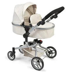 Discount 2-in-1 Dockvagn Beige Dockor & Dockhus