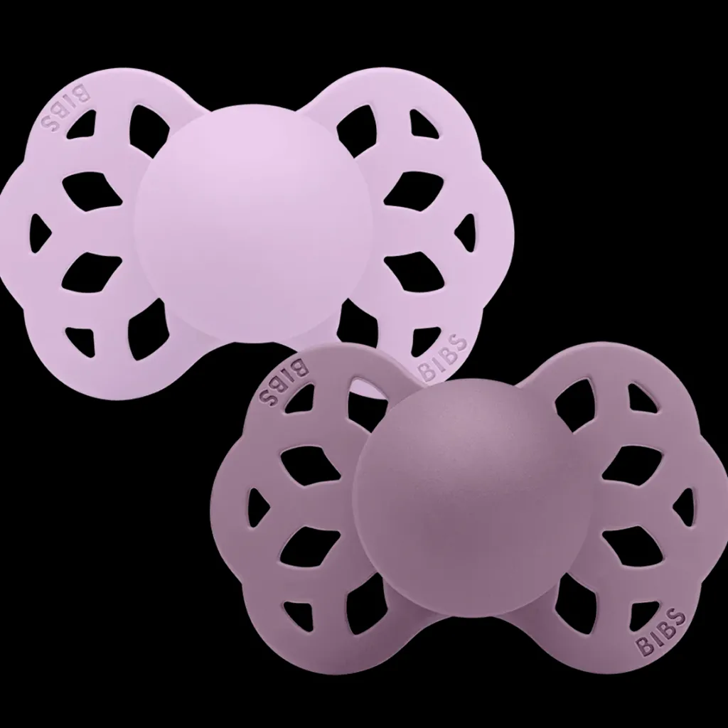 Clearance Infinity 2-pack Anatomiska Silikonnappar Violet Sky Mauve Nappar & Napphållare