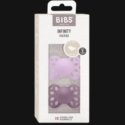 Clearance Infinity 2-pack Anatomiska Silikonnappar Violet Sky Mauve Nappar & Napphållare