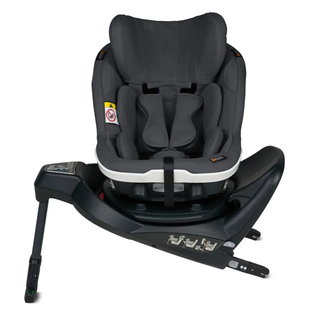 Discount iZi Twist i-Size Bilbarnstol Anthracite Mesh Barn Bilbarnstolar