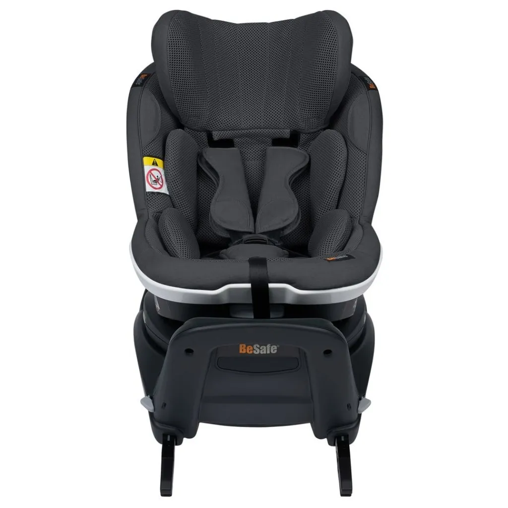 Discount iZi Twist i-Size Bilbarnstol Anthracite Mesh Barn Bilbarnstolar