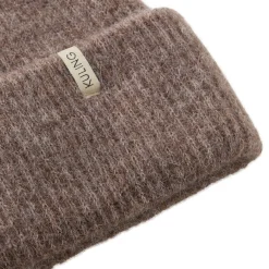 Online Jasna Beanie I Ull Brown Melange Barn Accessoarer