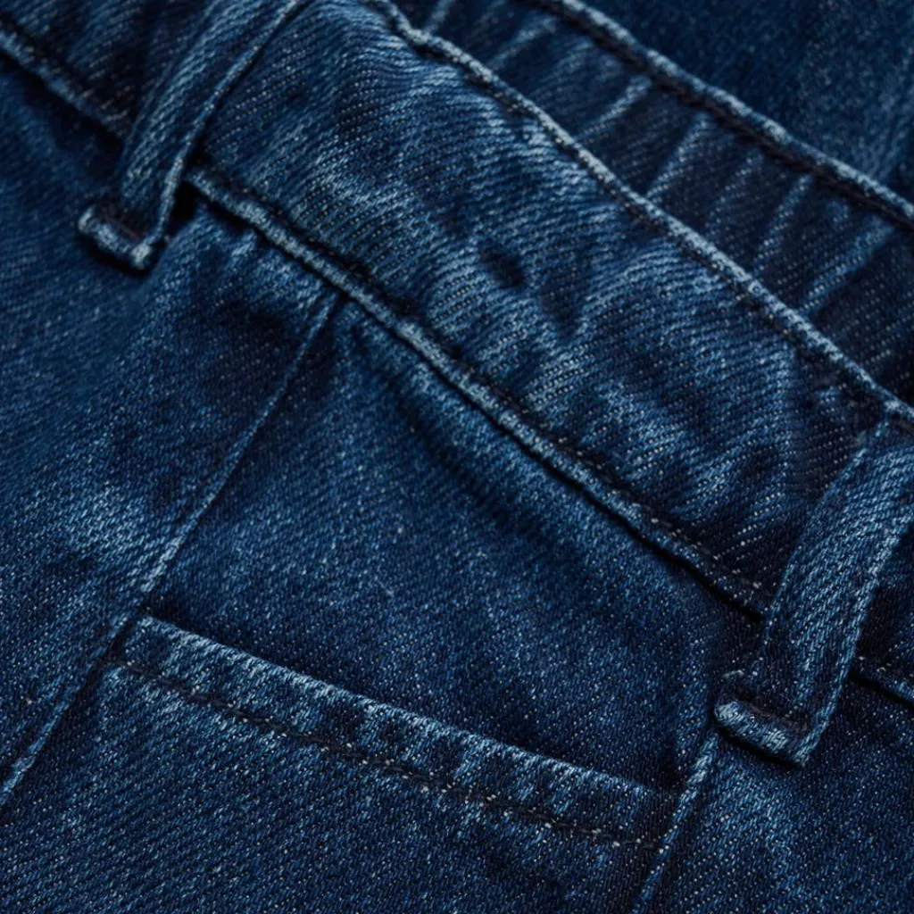 Sale Jeans Dark Blue Denim Barn Byxor & Shorts