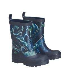 Online Jolly Print Gummistövel Navy Bluegreen Barn Kängor, Stövlar & Vinterskor